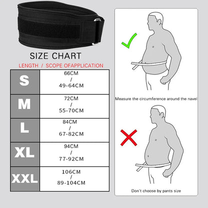 Weightlifting back support belt for waist