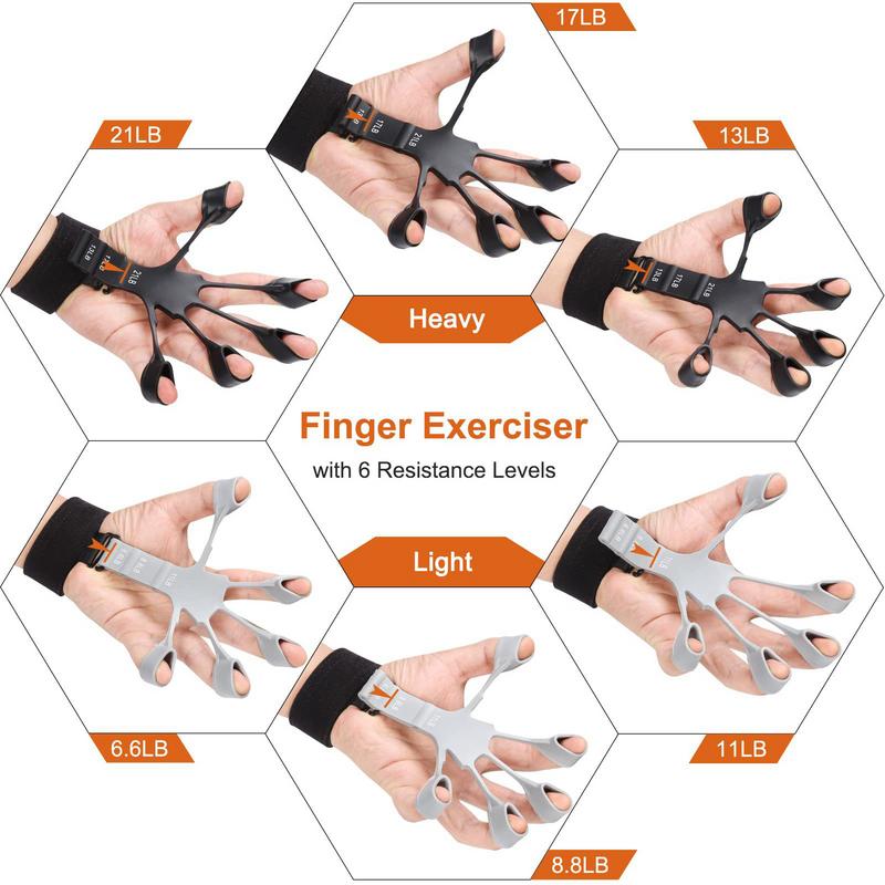 Silicone Finger Stretcher Grip Strengthener